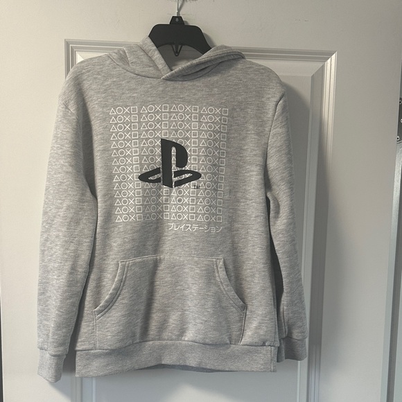 Sony PlayStation Gray Hoodie size 10/11 yrs - Picture 1 of 7